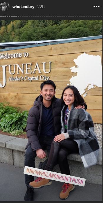 7 Momen bulan madu Puteri Indonesia Whulandary Herman, so sweet abis