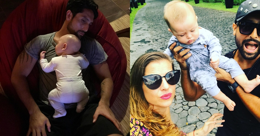 Jadi orangtua baru, ini 8 potret Gaston Castano bareng baby Gaetano