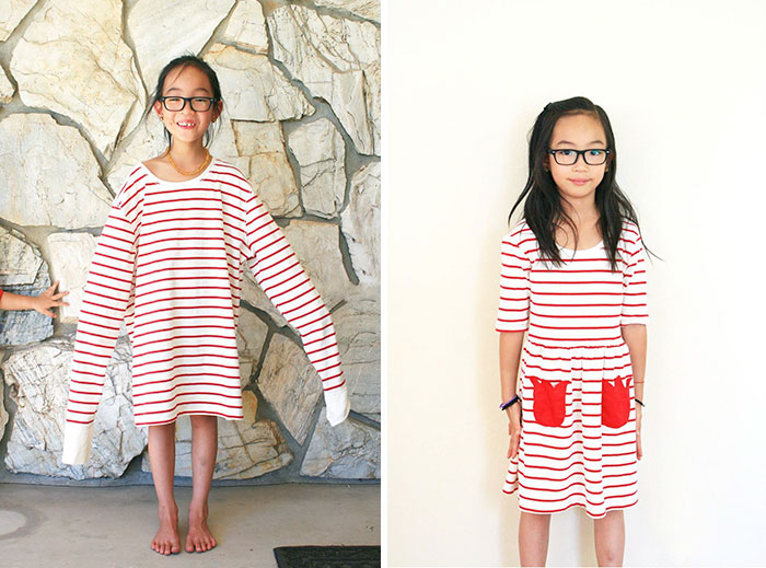 Ibu ini rombak 15 baju lawas jadi lebih modis & kekinian, kreatif abis