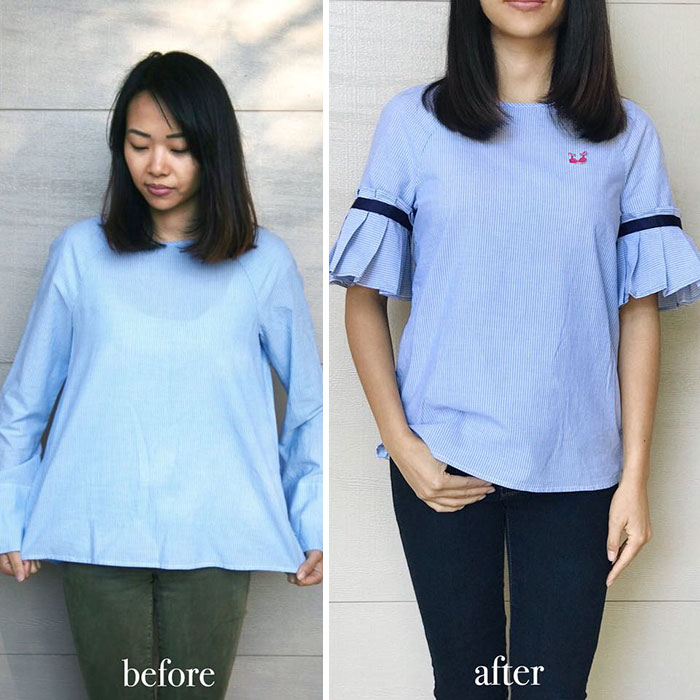 Ibu ini rombak 15 baju lawas jadi lebih modis & kekinian, kreatif abis