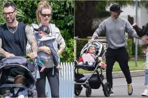 10 Potret anak Adam Levine dan Behati Prinsloo yang jarang terekspos