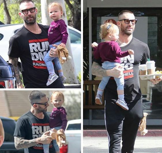 10 Potret anak Adam Levine dan Behati Prinsloo yang jarang terekspos