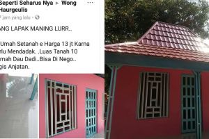 Rumah dijual Rp 13 juta ini terlihat biasa, lokasinya bikin merinding