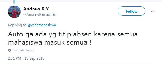 10 Reaksi kocak soal Reza Rahardian jadi dosen, mahasiswi auto rajin