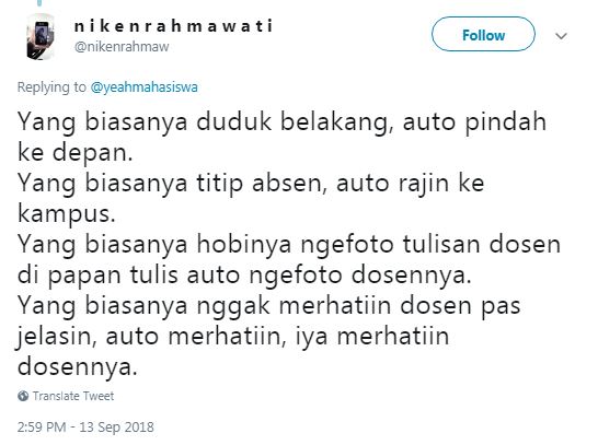 10 Reaksi kocak soal Reza Rahardian jadi dosen, mahasiswi auto rajin