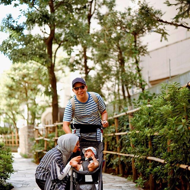 10 Potret Haykal Kamil & keluarga liburan di Jepang tanpa pengasuh