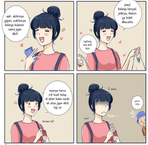 7 Komik strip kehidupan cewek zaman now, kamu banget ya?