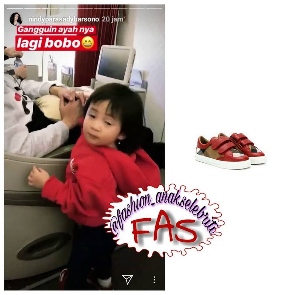 Harga sepatu 10 anak seleb ini fantastis, ada yang capai Rp 16 juta