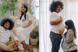 9 Potret kocak Babe Cabita temani istri jelang persalinan, ada cakaran