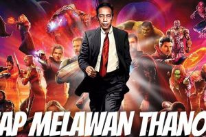 8 Meme kocak #JokowiVSThanos kreasi warganet, bikin fans Marvel ketawa