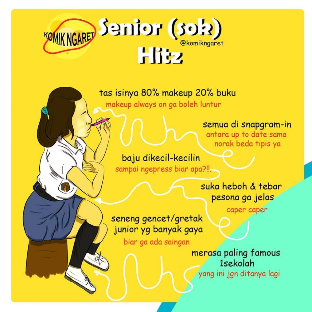 9 Tipe anak SMA yang sering ditemui, kamu salah satunya?