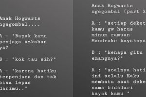 5 Rayuan anak Hogwarts ini gombal abis, Voldemort aja kesengsem