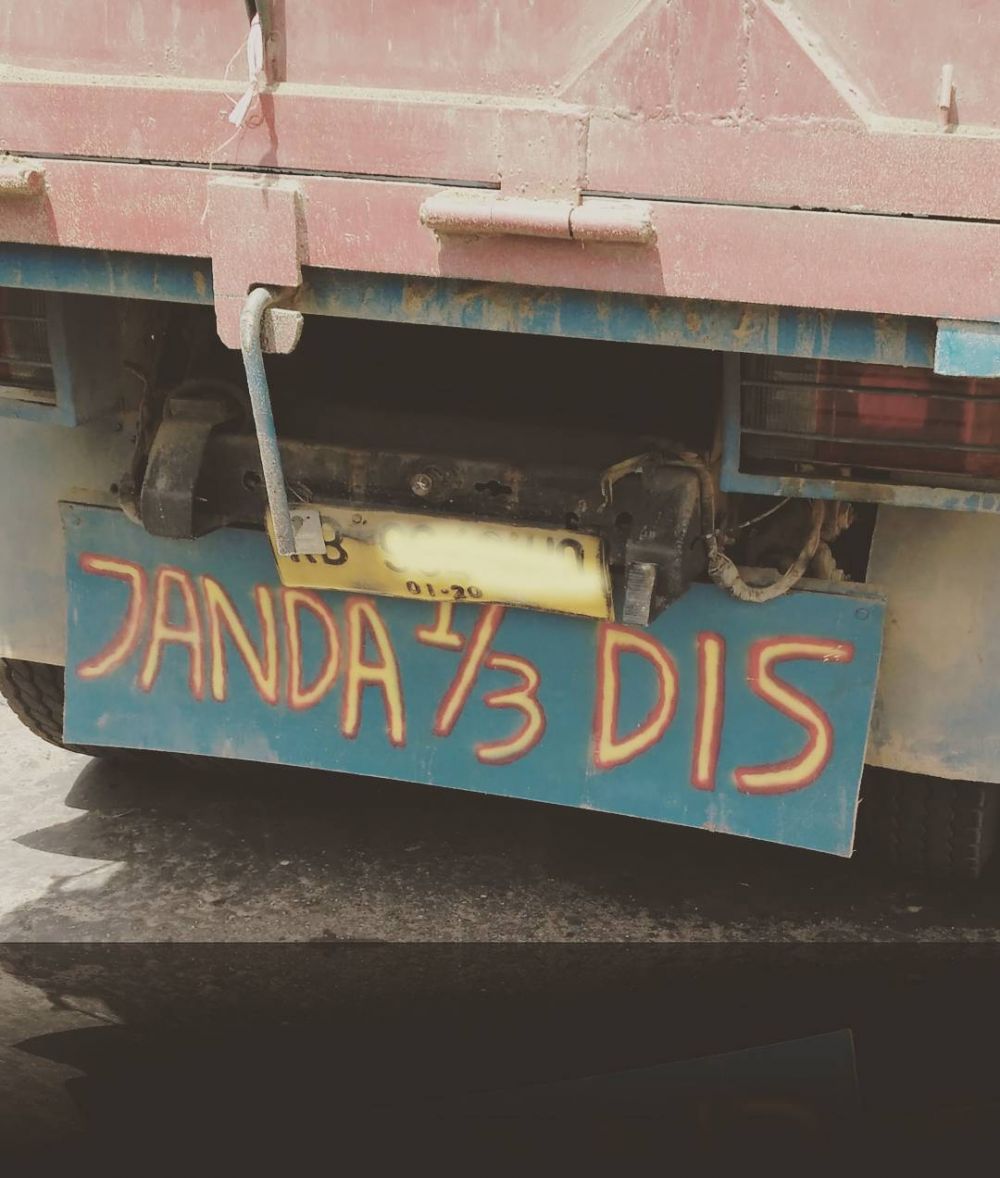 11 Tulisan soal emak-emak di kendaraan ini pesannya buat cengar-cengir