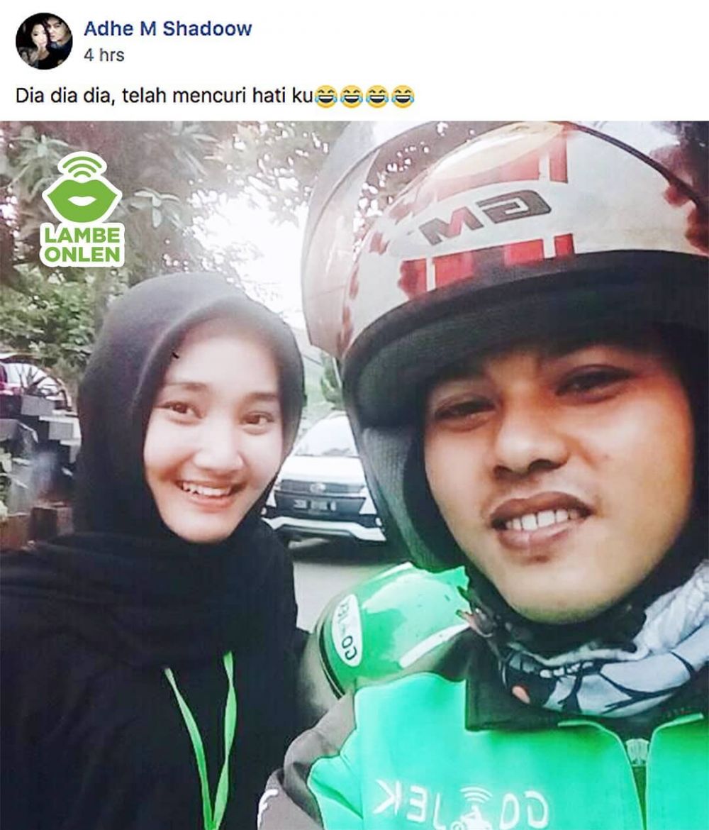 Dapat penumpang artis, 6 postingan driver ojol ini kepedean abis