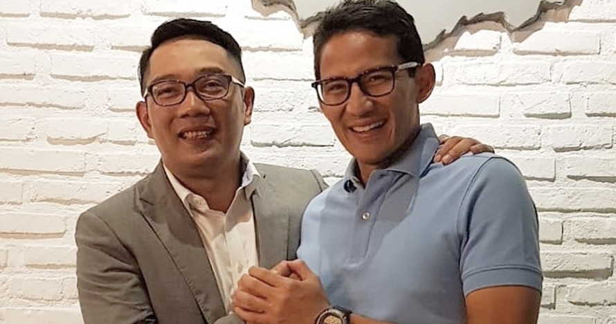 Ngopi bareng, bukti hubungan Ridwan Kamil & Sandiaga Uno adem ayem
