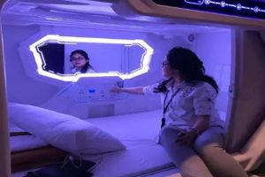 Ini penampakan hotel kapsul di Bandara Soekarno-Hatta, mirip di Jepang