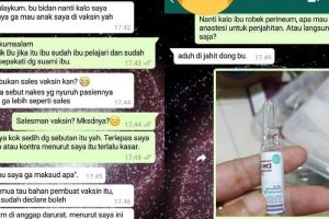 Dikatain sales vaksin MR, balasan bidan ke emak-emak ini bikin ketawa