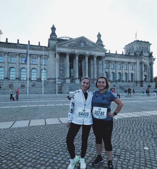 6 Momen Hesti Purwadinata ikut Berlin Marathon 2018, hampir gagal lho