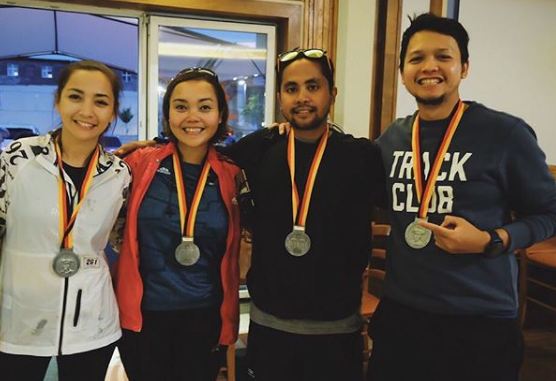 6 Momen Hesti Purwadinata ikut Berlin Marathon 2018, hampir gagal lho