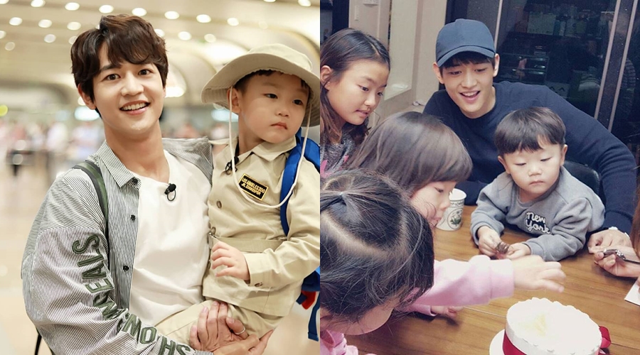 Calon ayah idaman, begini momen 10 idol K-Pop bareng anak kecil