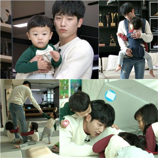 Calon ayah idaman, begini momen 10 idol K-Pop bareng anak kecil