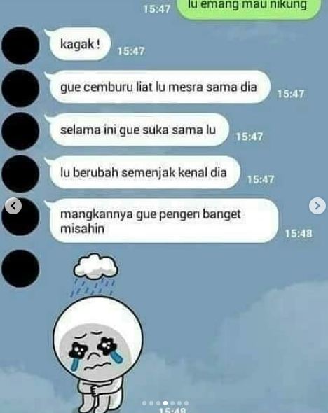 6 Chat labrak sahabat yang nikung pacar ini endingnya nggak terduga