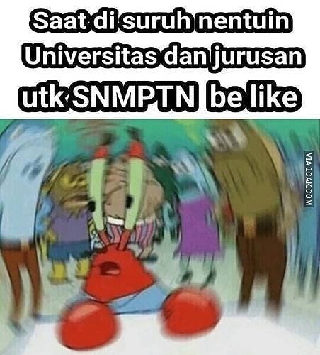 7 Meme seandainya SpongeBob sekolah di Indonesia ini bikin ngakak abis