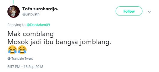 8 Cuitan kocak 'Emak-emak' vs 'Ibu Bangsa' ini bikin ngakak salto
