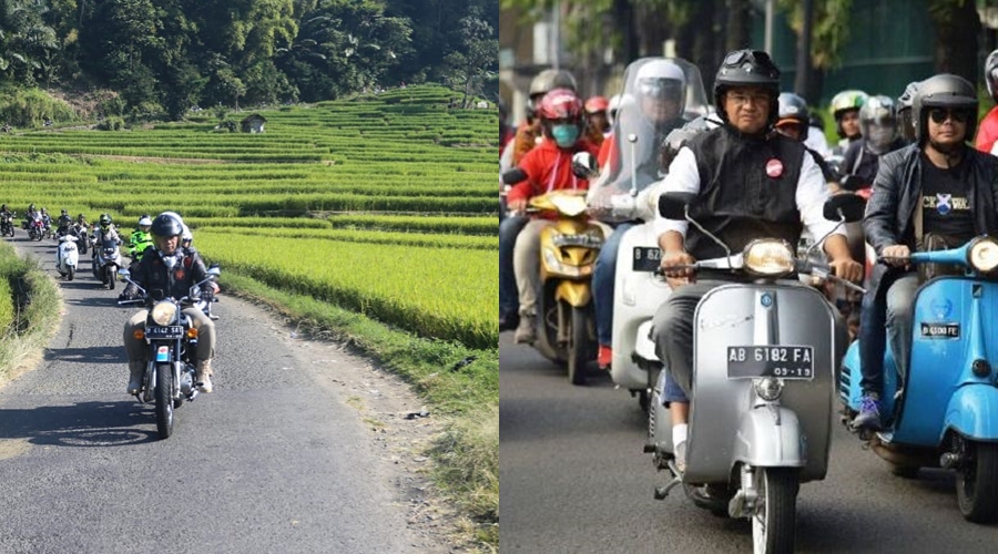 Sama-sama gubernur, ini 5 beda Ridwan Kamil & Anies Baswedan bermotor