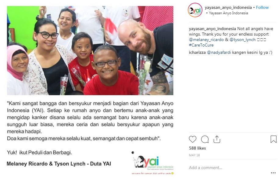 Nggak cuma Reza Arap, 5 seleb ini bantu yayasan kanker Rumah Anyo