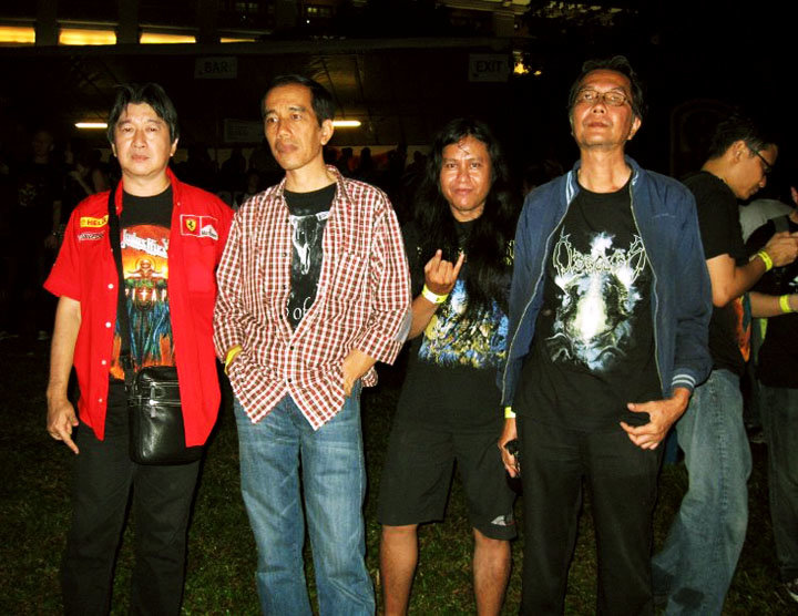 Tampil di Indonesia, Megadeth undang Jokowi dan Ganjar Pranowo