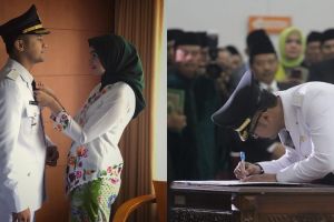 Resmi jadi wakil bupati, begini 9 momen pelantikan Hengky Kurniawan
