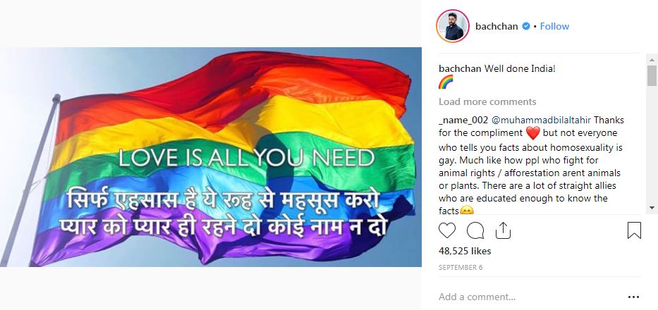 Dilegalkan di India, 12 seleb Bollywood ternama ini 'dukung' LGBT