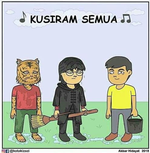 7 Ilustrasi lagu Lihat Kebunku ini endingnya dark banget