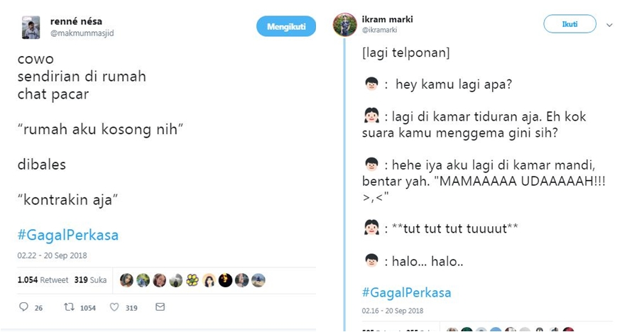 10 Cuitan #gagalperkasa ini ngena banget buat cowok zaman now