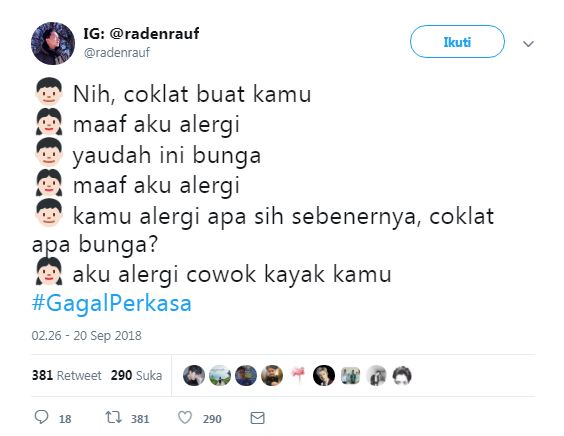 10 Cuitan #gagalperkasa ini ngena banget buat cowok zaman now