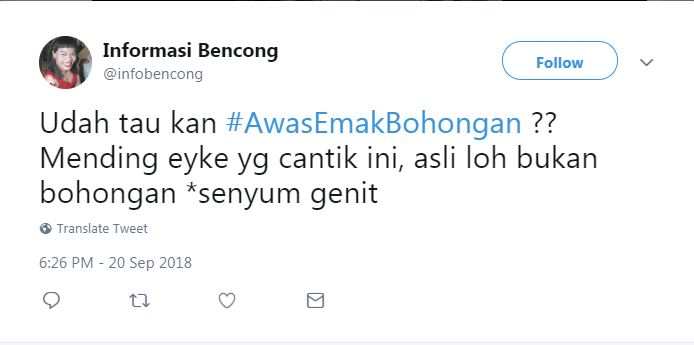 7 Cuitan warganet soal emak bohongan ini menohok abis