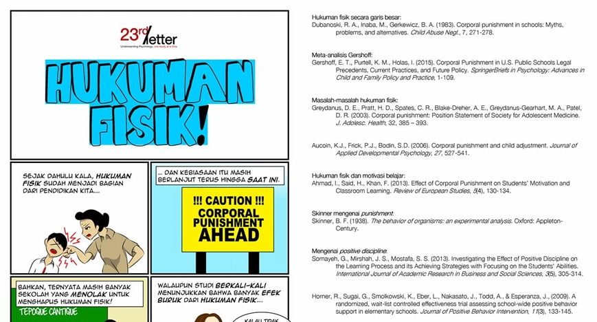 7 Komik strip ini beberkan hukuman fisik di dunia pendidikan