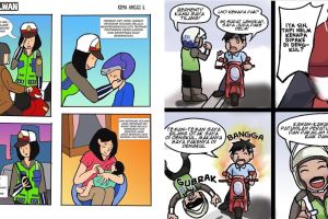 10 Komik strip polisi ini bikin kamu langsung taat berlalu lintas