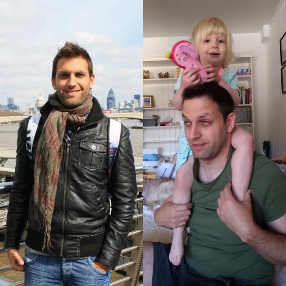 10 Ekspresi kocak ayah saat santai vs asuh anak, kontras banget