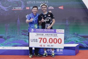 Ini total hadiah yang telah dikantongi Ginting selama kejuaraan 2018