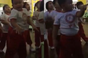 Aksi bocah tirukan dance Momoland 'Bboom Bboom' ini kocak banget