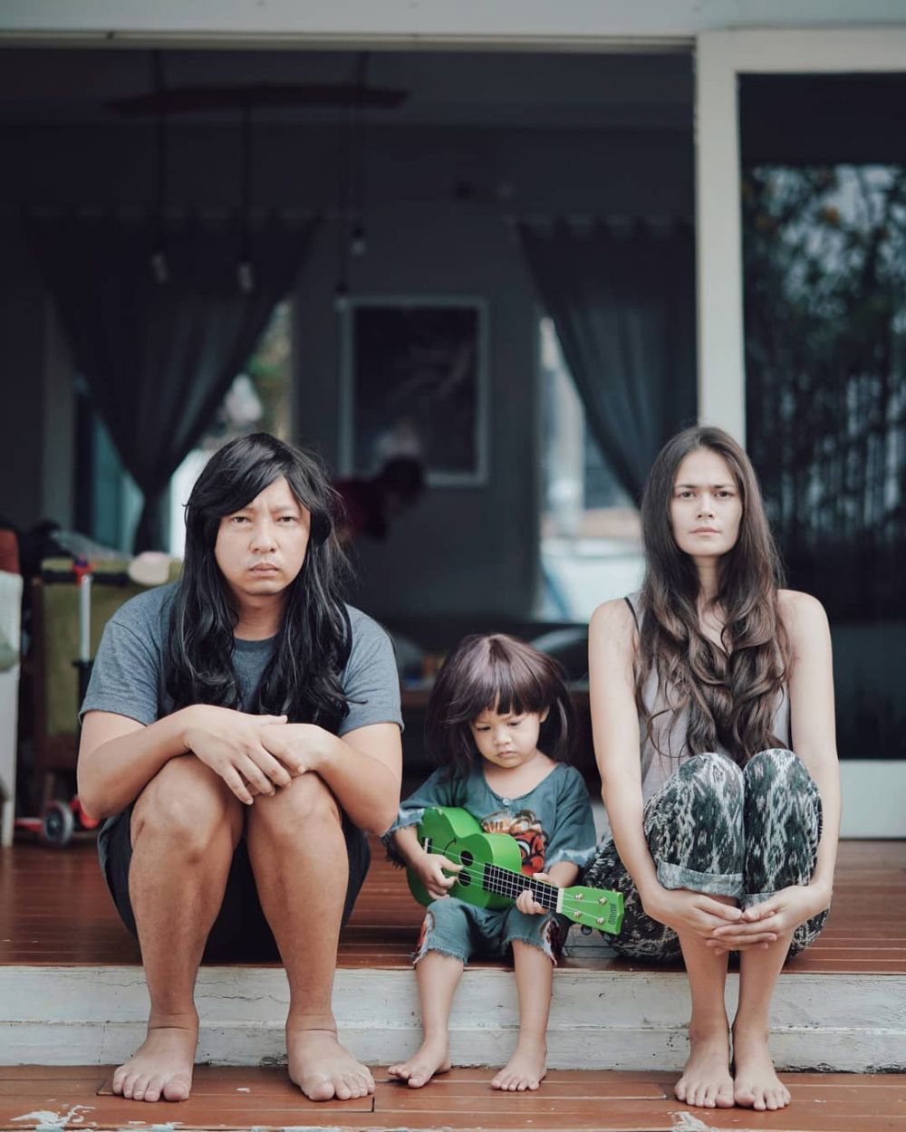 Gaya menggemaskan 5 anak seleb saat pakai wig, siapa favoritmu?