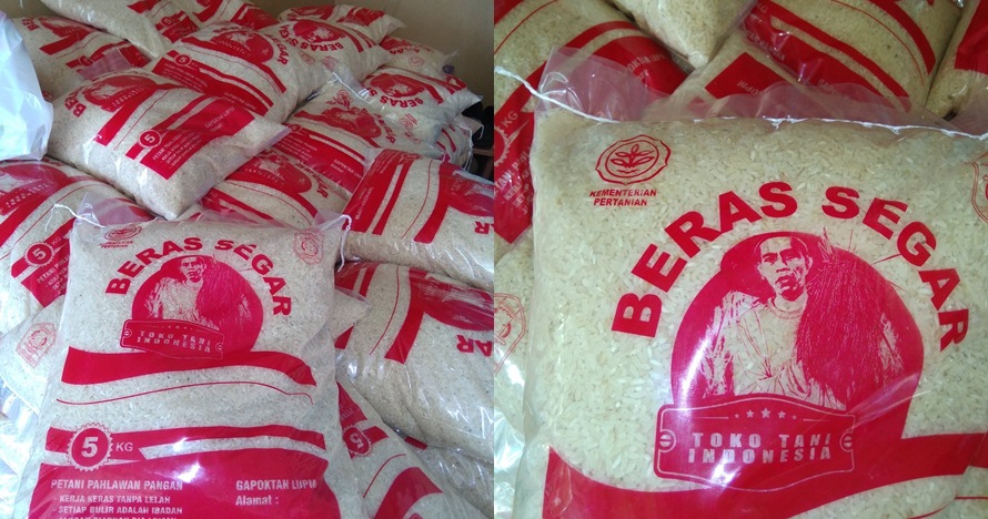 Viral bungkus beras Kementan bergambar mirip Jokowi, ini sosok aslinya