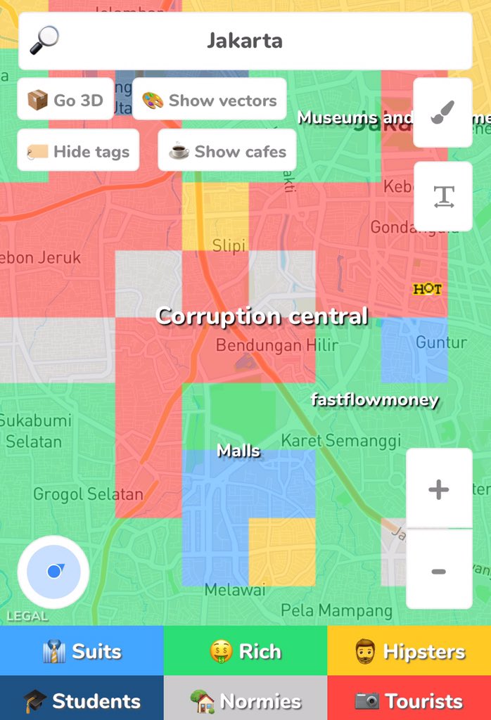 Adu kocak peta Jakarta dan Surabaya berdasarkan julukan masyarakat