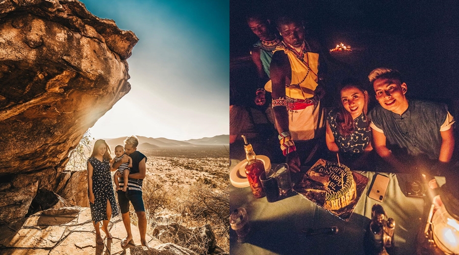 Adu gaya 4 pasangan seleb liburan di Afrika, mana paling kece?