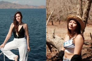 10 Potret seksi Wulan Guritno & Shaloom liburan di NTT, memesona