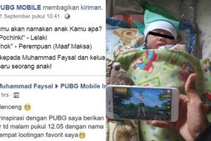 Terinspirasi dari game, anak ini diberi nama yang unik banget