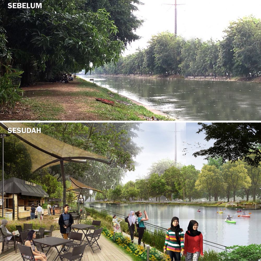 Ini 4 desain wajah baru Kalimalang ala Ridwan Kamil, bikin takjub