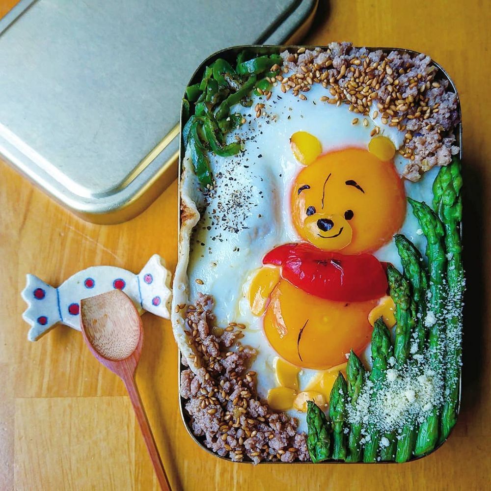 Cuma dari telur setengah matang, 10 karya ini kreatifnya bikin kagum